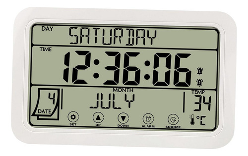// Reloj De Pared Electrónico Con Pilas Decorativas Para La