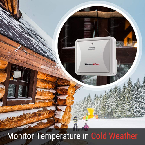 Imagen 5 de 5 de Sensor Externo Inalámbrico Bateria Recargable Thermopro Tx-4