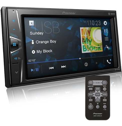 Multimídia Pioneer Dmh-g228bt 2 Din 6,2 Pol + Câmera De Ré
