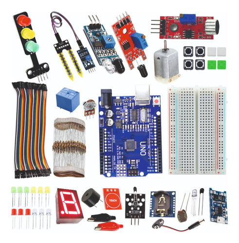 Kit Iniciante Projeto 152pçs Compatível Arduino  Nf-e