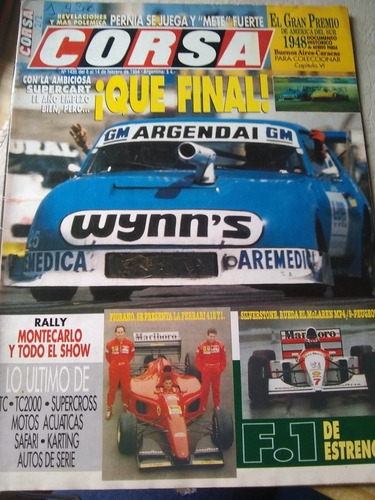 Revista Corsa Pernia Se Juega Silverstone 02 1994 N1436