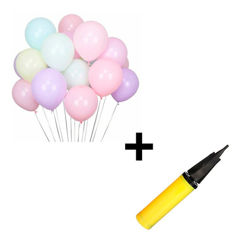 Imagem 1 de 6 de 50 Unidades - Balões Bexiga Candy Colors - N°9 - Mais Bomba