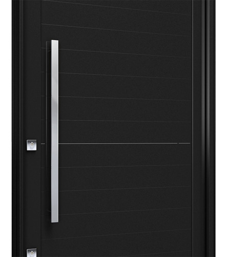 Imagem 3 de 4 de Porta Pivotante Alumínio Com Puxador Lucasa Bj