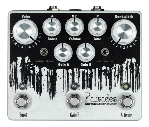 Pedal Earthquaker Devices Palisades Mega Ultimate Overdrive Color Blanco