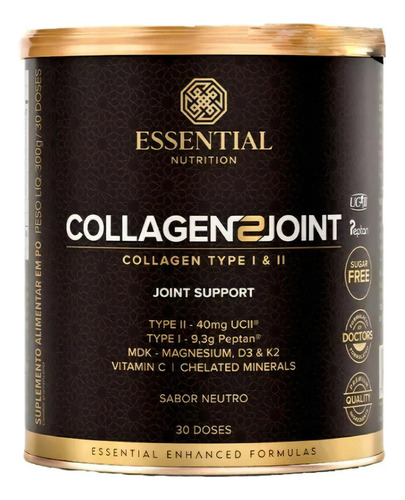 Collagen 2 Joint - Neutro - Essential Nutrition - 300g