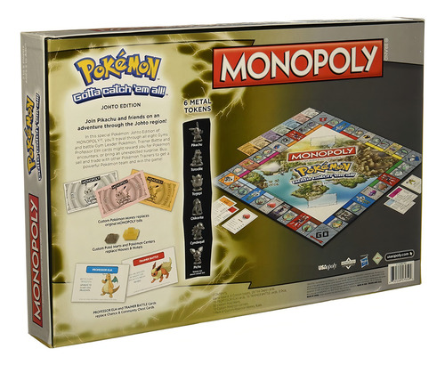 Juego De Mesa Monopoly Pokémon Edición Johto Idioma Inglés