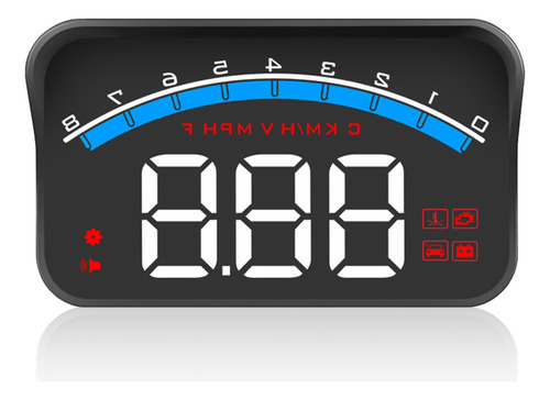 Tacómetro Led Con Pantalla Frontal De Temperatura/voltaje