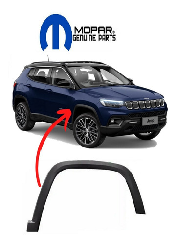 Moldura Para-lama Dianteiro Direito Jeep 7092472