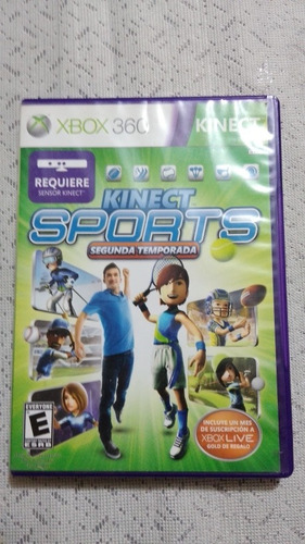 Videojuego Original Xbox 360 Kinect Sports Segunda Temporada