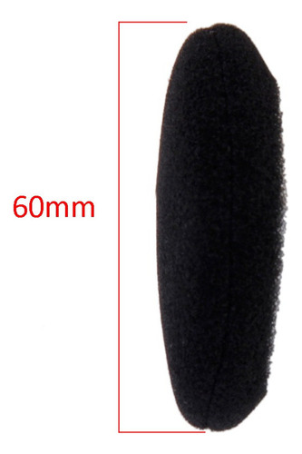 A 4 Pares 60mm Substituição Orelha Espuma Almofada Capas