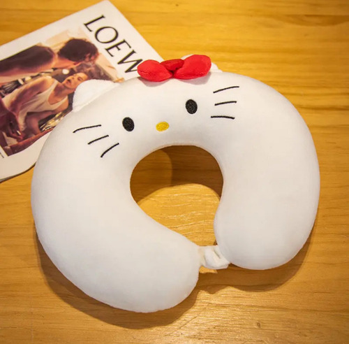 Almohada Viaje Cuello Relax Sanrio Kuromi Melody Cinna Kitty Blanco Hello Kitty