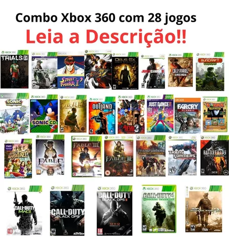 Combo 20 Jogos Infantis – Midia Digital Xbox 360 - 95xGames