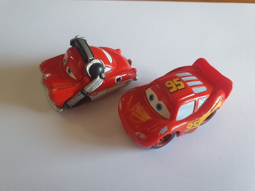 Pixar Cars Mini Adventures Rayo Mcqueen Y Doc Loose Abierto