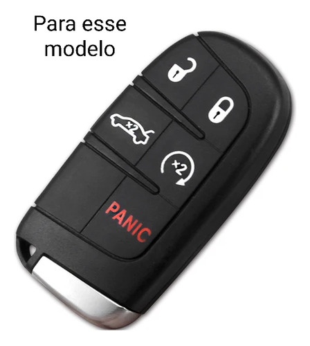 Capa Para Chave Presencial 2bt Jeep Compass | Silicone