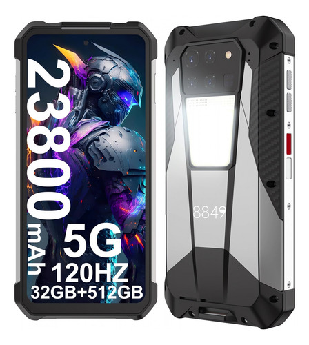 Unihertz 8849 Tank 3 Pro - Celular Proyector Láser 120 PuLG.