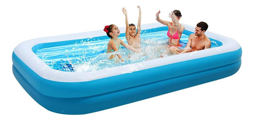 Piscina Inflable  120 X 72 X 18 Pulgadas Resistente Y Segur