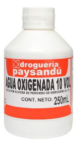 Agua Oxigenada 10 Vol. - 250 Cc