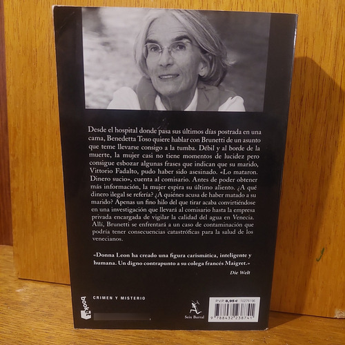 Con El Agua Al Cuello, Donna León, Planeta (Usado)