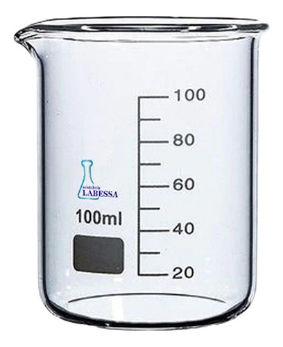 Vaso De Precipitado 100 Ml Vidrio Boro 3.3 Labessa