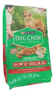 Alimento Croqueta Dog Chow Adulto Extra Life 25kg
