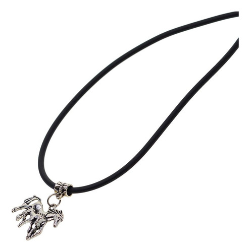 2 Cadenas De Collar De Caucho Los 55cm