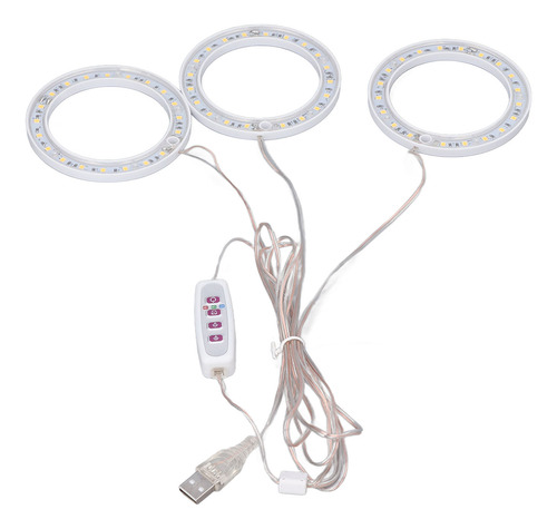 Luces Led Plant Grow De Espectro Completo Para Cultivo Usb