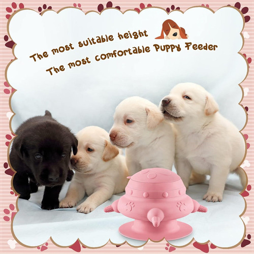 Comedero Para Cachorros 4 Tetinas, 240 Ml, Biberones 2024new