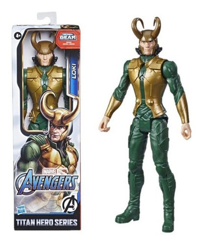 Imagem 1 de 2 de Novo Boneco Super Exclusivo Marvel Titan Hero Loki 30 Cm