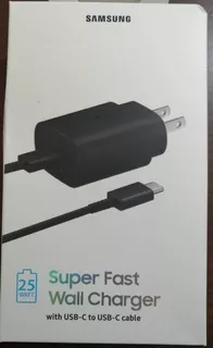 Cargador Samsung 25w Usb-c Super Fast Charger S10 S20 Note10