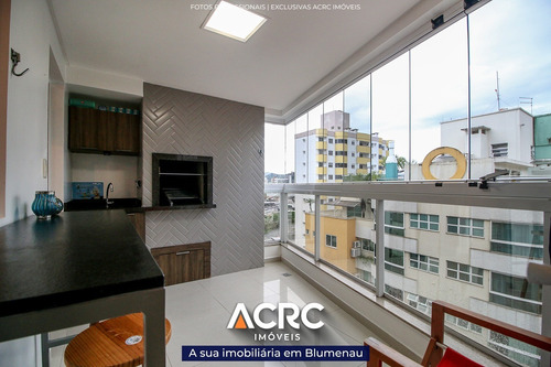 Imagem 4 de 24 de Acrc Imóveis - Apartamento Semimobiliado Em Andar Alto Com Aquecimento A Gás Para Venda No Bairro Vila Nova - Ap04140 - 69034382