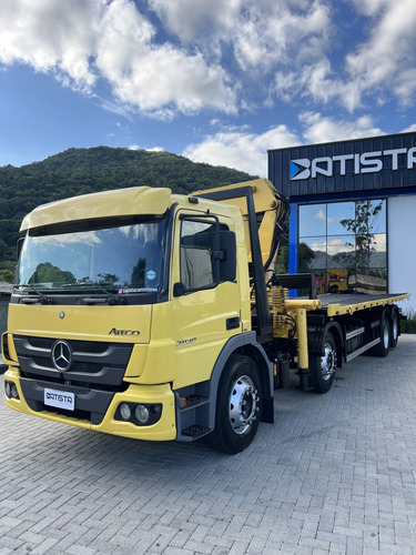 Mb Atego 3030 8x2 2018 Prancha C Munck Baixa Km