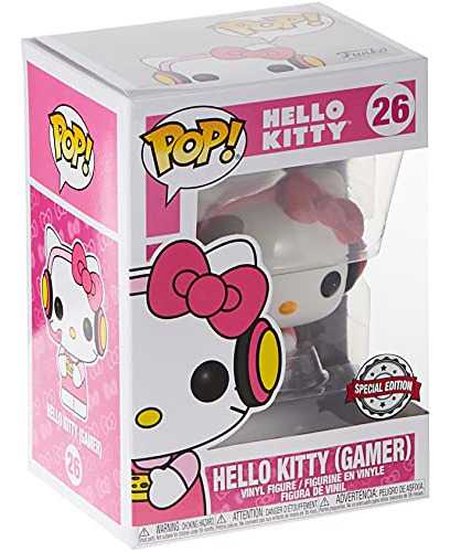 ¡funko Pop! Exclusivo De Hello Kitty (jugador) #26 Del Juego