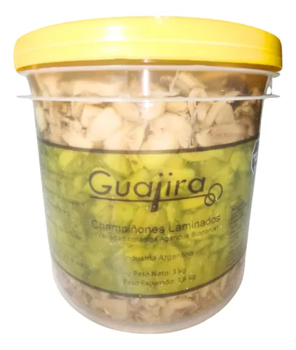 Champiñones Laminado Balde X 3kg
