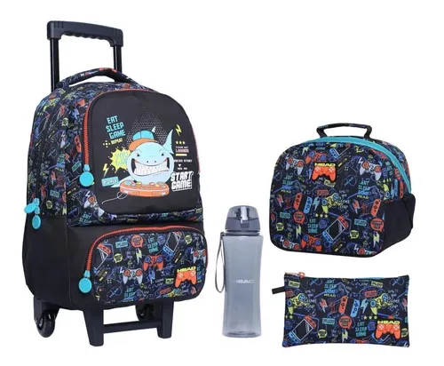 Pack Mochila Con Ruedas Bakan 30 Litros Head Cuotas sin inter s