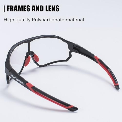 Imagen 3 de 6 de Lentes Running Fotocromáticos Ciclismo Deportes Gafas