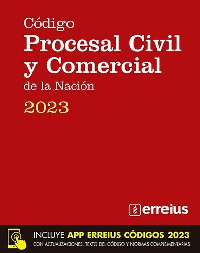 Código Procesal Civil Y Comercial De La Nación 2023