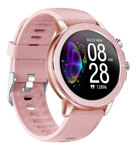 Reloj Inteligente Monitor De Frecuencia Smartwatch Mujer