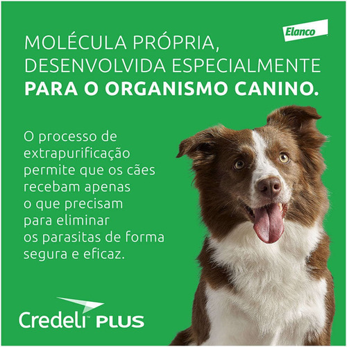Credeli Plus 22 A 45kg Caixa Com 1 Comprimido - Elanco