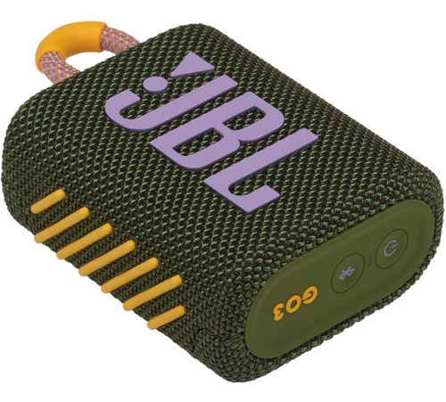 Parlante JBL Go 3 portátil con bluetooth waterproof negro 110V/220V