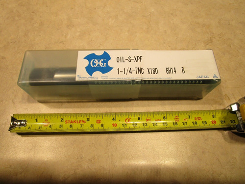 Osg Oil-s-xpf, Thread Roll Form Tap, 1-1/8-7nc X180 Gh14 B