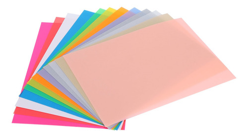 12pcs Folhas De Filme Termorretrátil Colorido Diy Chaveiro