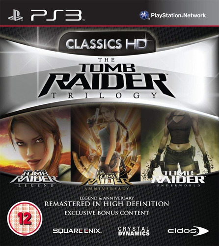 The Tomb Raider Trilogy Ps3 Original Fisico Sellado Blu-ray