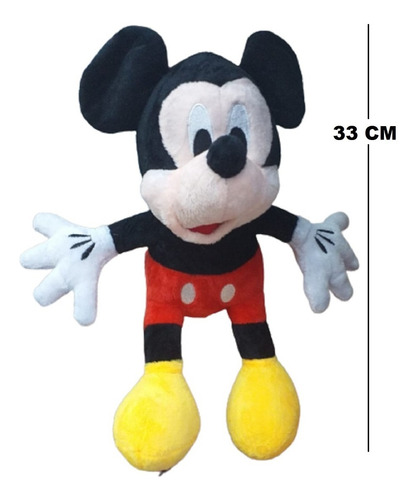 Imagen 3 de 5 de Peluche Mickey Mouse 33 Cm Disney Playking