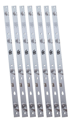  Kit De 7 Tira De 4 Led Telefunken Tk4319fk5 Hisense H4319fk