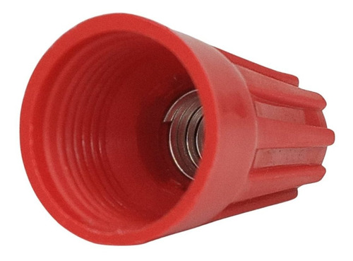 50 Conectores Torção Reutilizável Vermelho Emenda 4,0 A 16mm