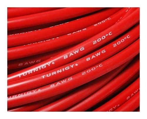 Turnigy Pure-silicone Wire 8awg (1mtr) Red