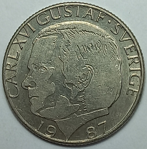 Suecia - 1 Krona 1987 - Km 852a (ref C1)