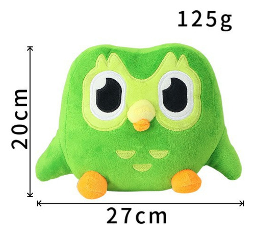 Peluche Duolingo, Presente De 10 Anos, Coruja, Muñeca, Anive