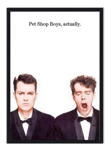 Cuadro Enmarcado - Póster Grupo Pet Shop Boys