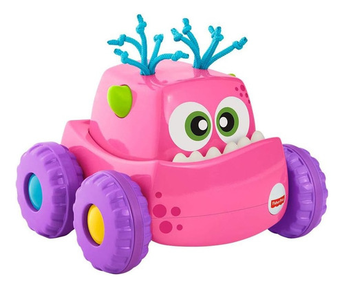 Fisher Price Juego Arrastre Monstruo Presiona Y Persigue Ros